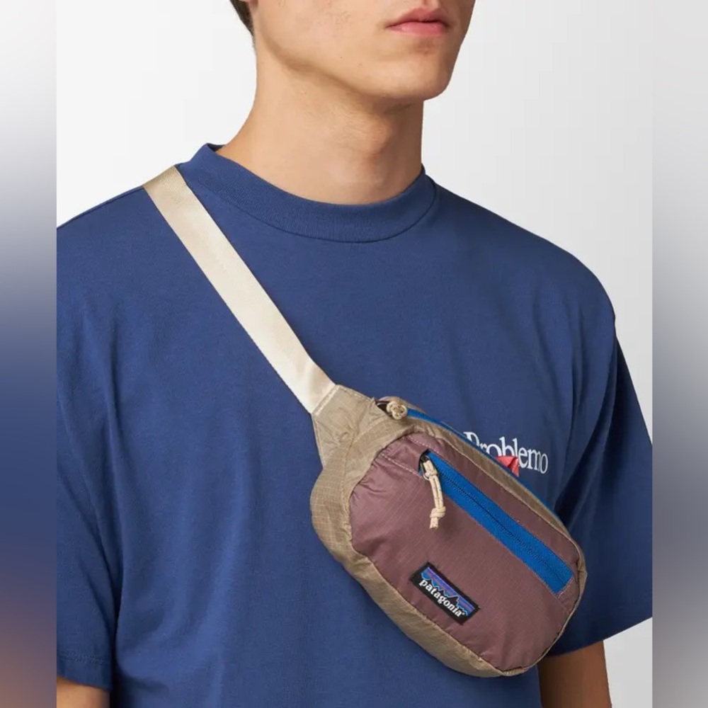 Patagonia Ultralight Black Hole Mini Hip Pack Belt 1L Husk Tan Unisex